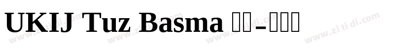 UKIJ Tuz Basma 常规字体转换